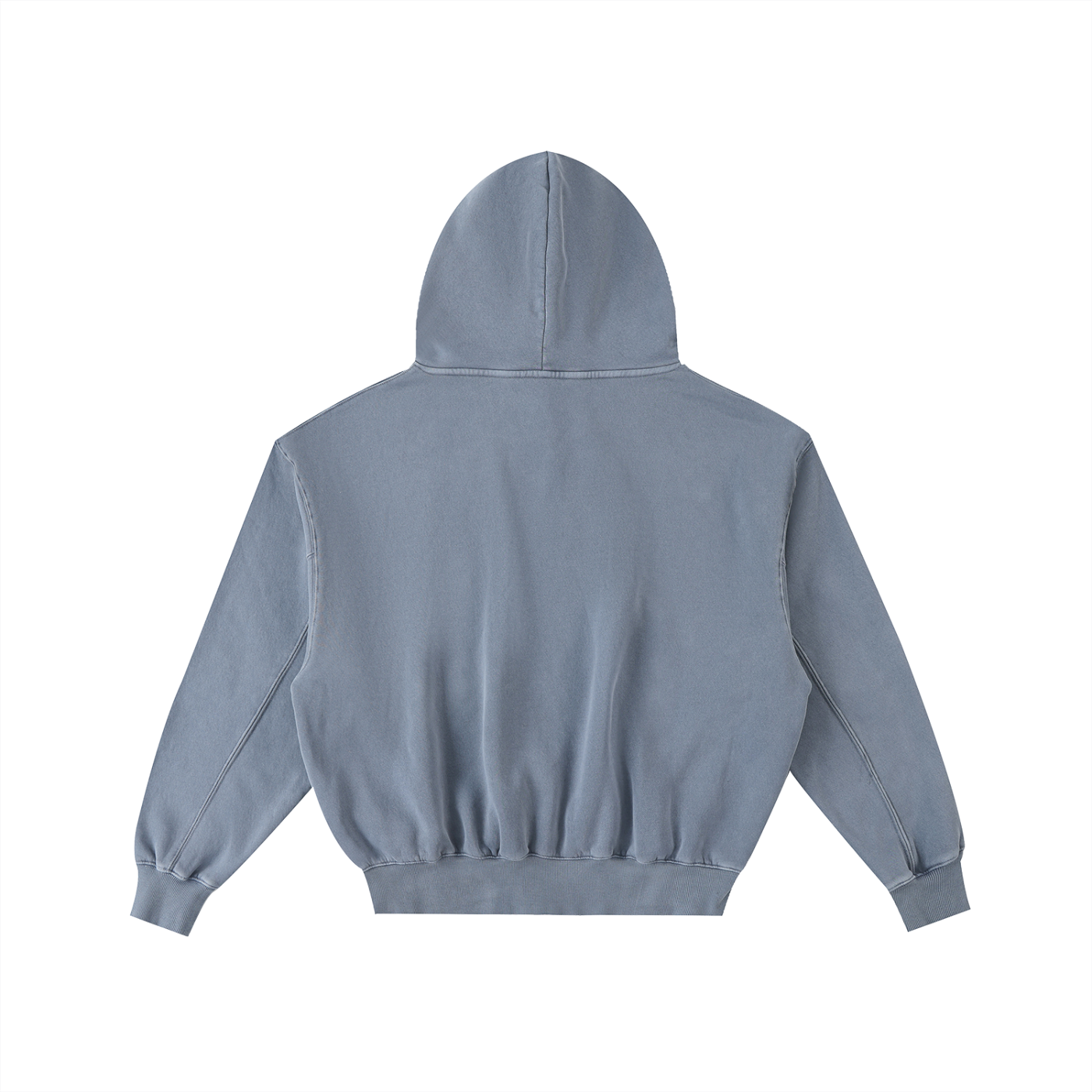 Comma Kazi Frayed Enzyme Washed Fleece Hoodie