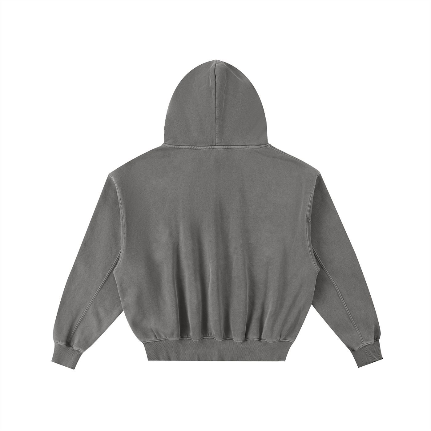 Comma Kazi Frayed Enzyme Washed Fleece Hoodie