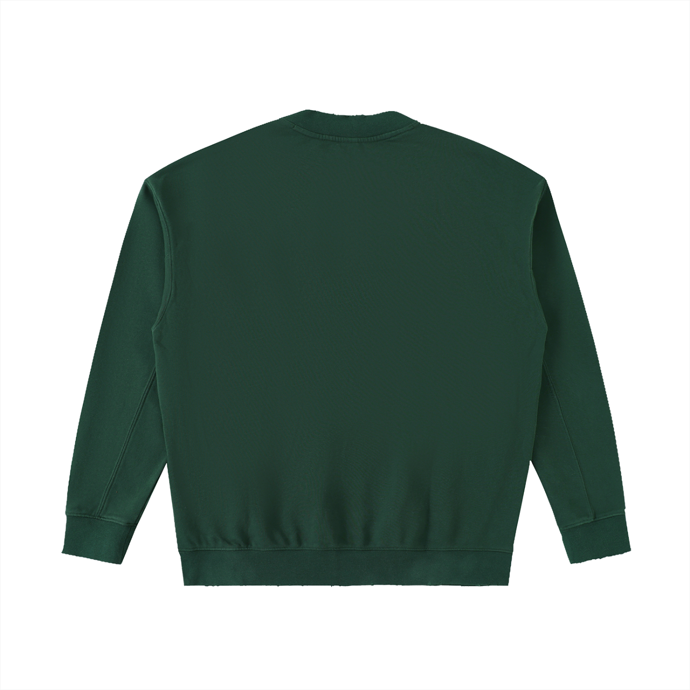 Comma Kazi Drop Shoulder Crewneck Sweatshirt ( Green Logo)
